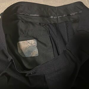 Claiborne 34x30 sleek black dress designer for men .